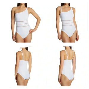 Bleu Rod Beattie Behind The Seams One Shoulder One Piece Swimsuit Size 8